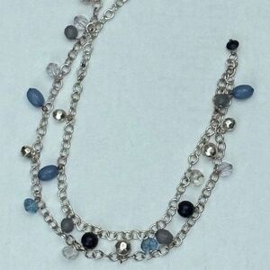 Blue Jeweled Bracelet